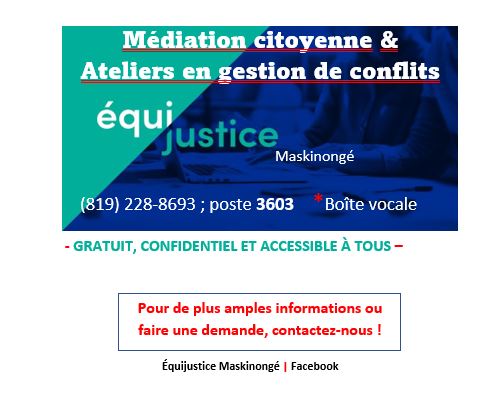 capture équijustice maskinongé pour ajout